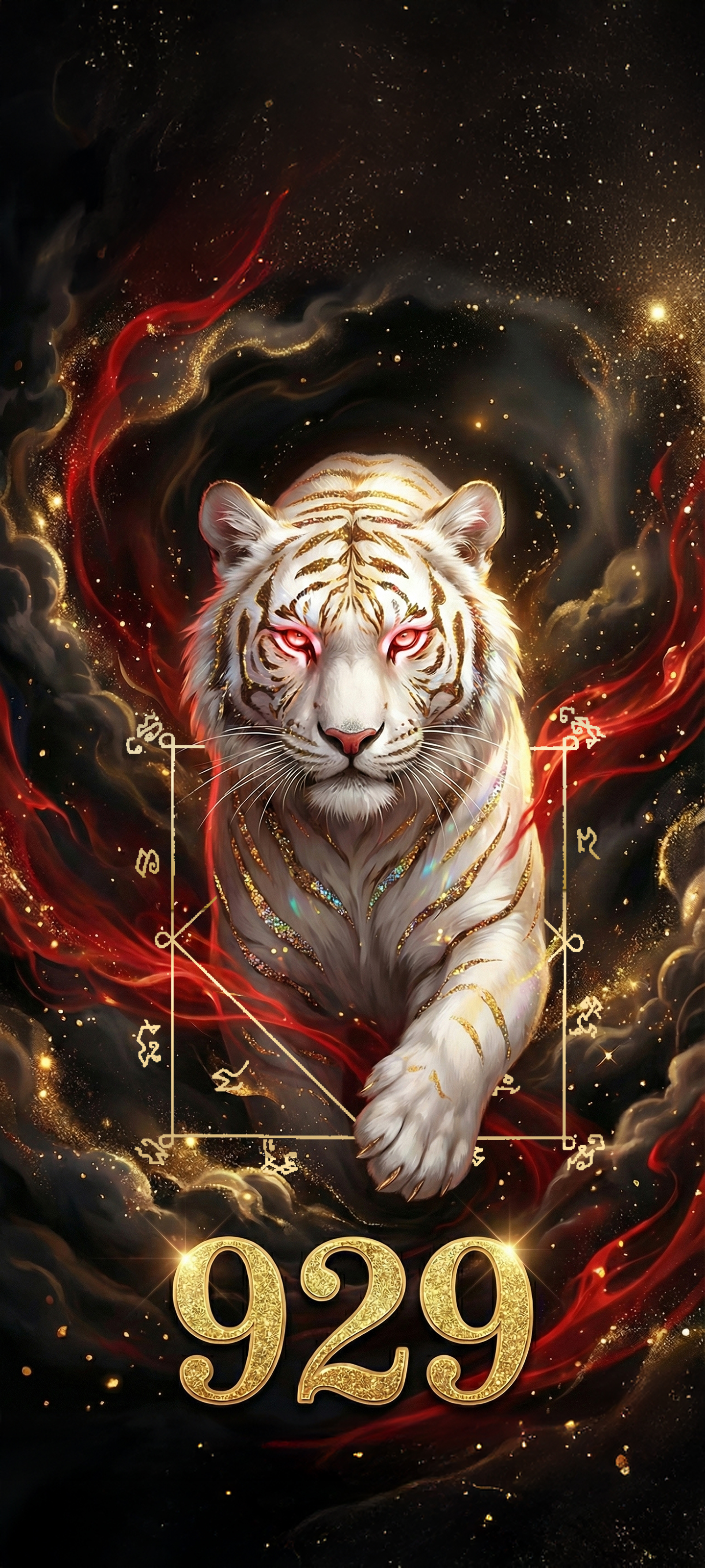 เสือยันต์โภคทรัพย์เสริมอำนาจ บารมี