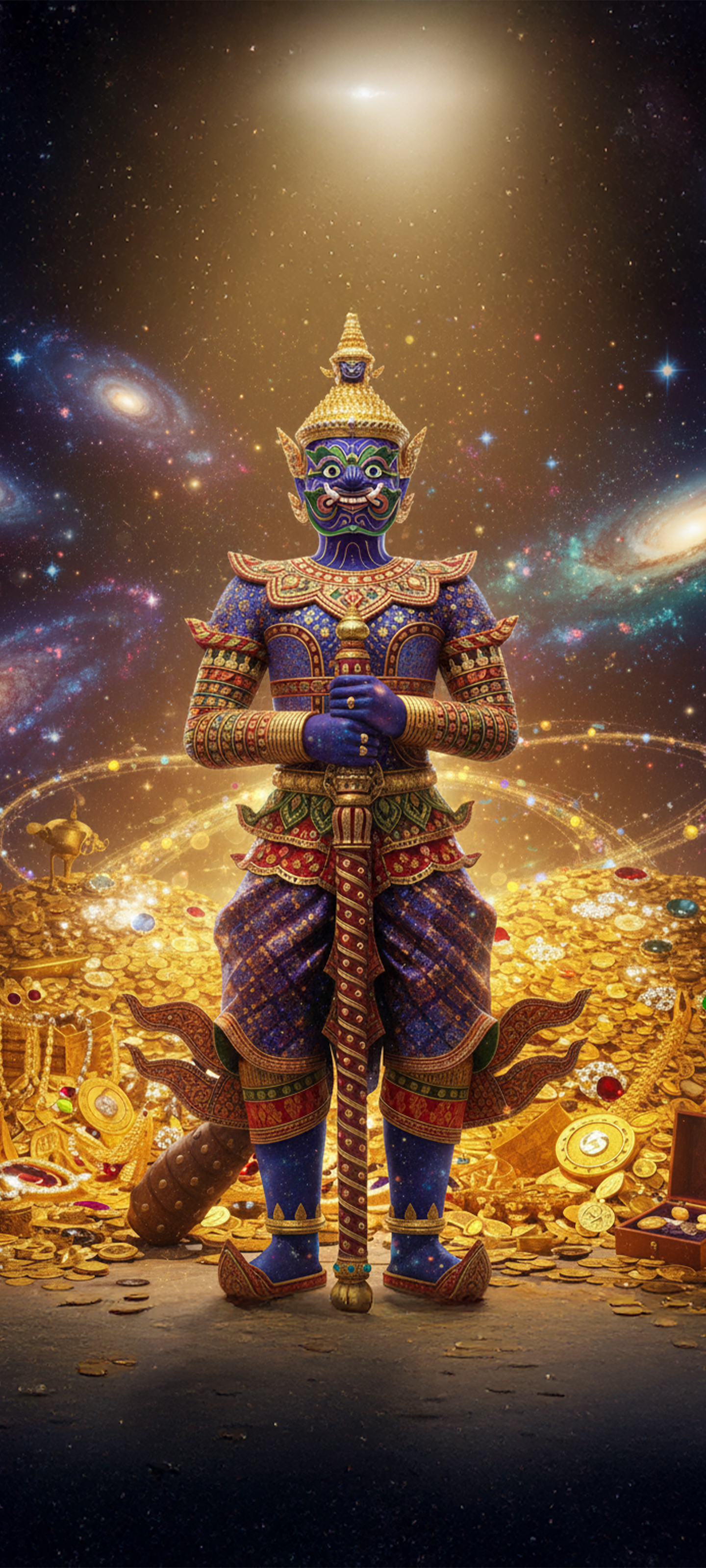 ท้าวเวสสุวรรณดึงดูดทรัพย์สมบัติและโชคลาภ